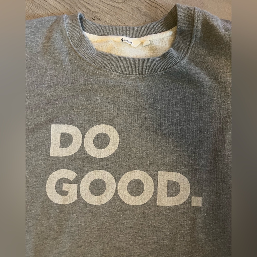 Do Good Crewneck Sweatshirt - Gray